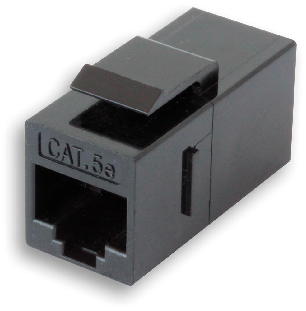 Accoppiatore RJ45 F/F UTP Cat5e Keystone Nero - INTELLINET - IWP-MD C5E/TRUE