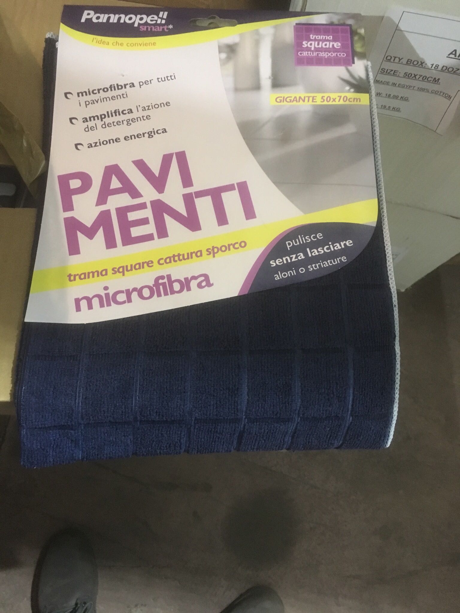 UTM PANNO MICROFIBRA PAVIMENTI 50x70 - PANNO SINGOLO