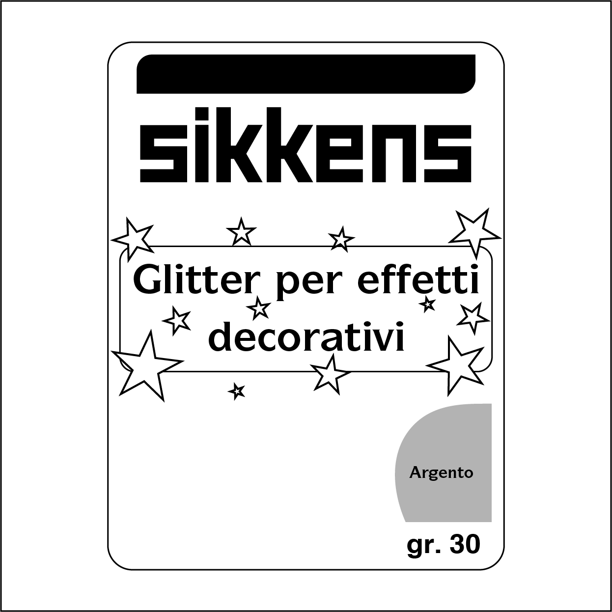 Glitter per decorativi - Sikkens 